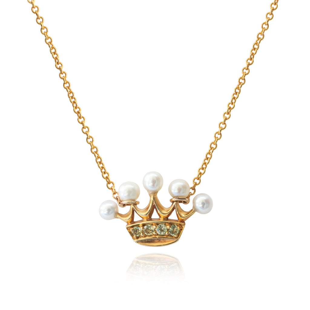 New 14k shops Gold Crown Pendant